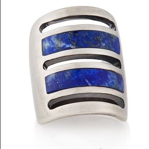 Pamela Love Sterling Silver Lapis Lazuli Ring